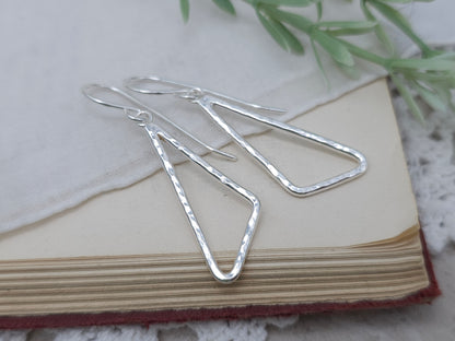 Sterling Silver Modern Geometric Earrings