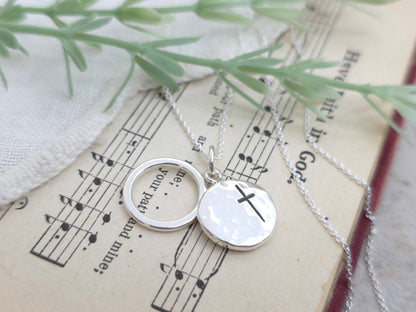 Sterling Silver "Empty Tomb" Necklace