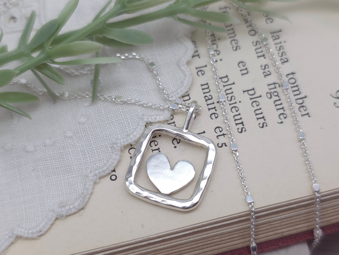 Sterling Silver Heart Necklace