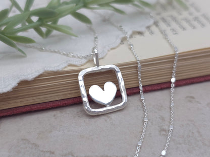 Sterling Silver Heart Necklace