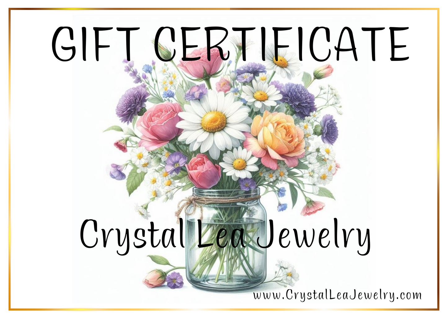 Crystal Lea Jewelry Digital Gift Cards