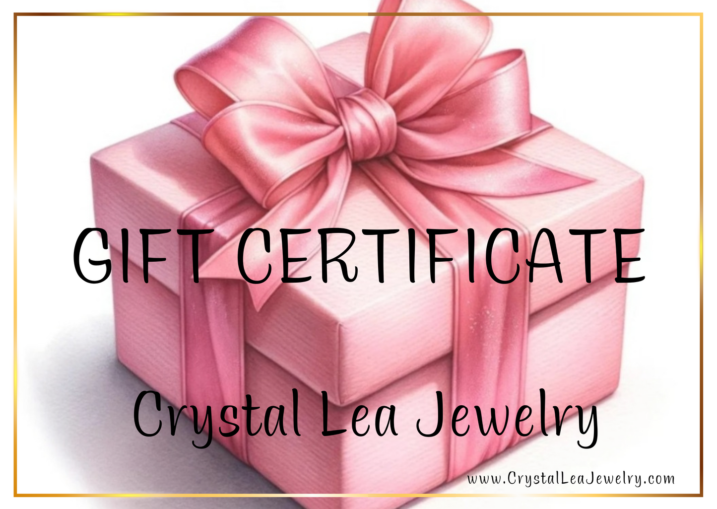 Crystal Lea Jewelry Digital Gift Cards