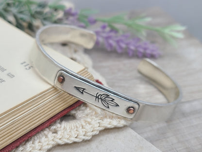 Sterling Silver Arrow Cuff Bracelet