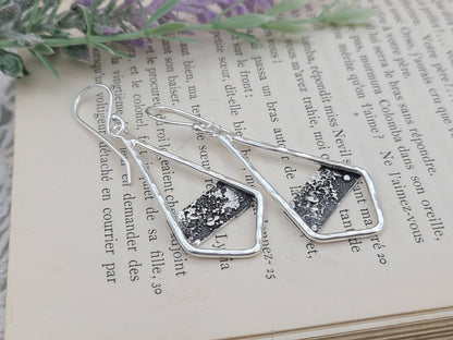 Sterling Silver Textured  Earrings