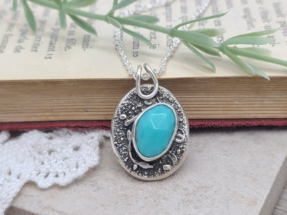 Sterling Silver & Turquoise Necklace