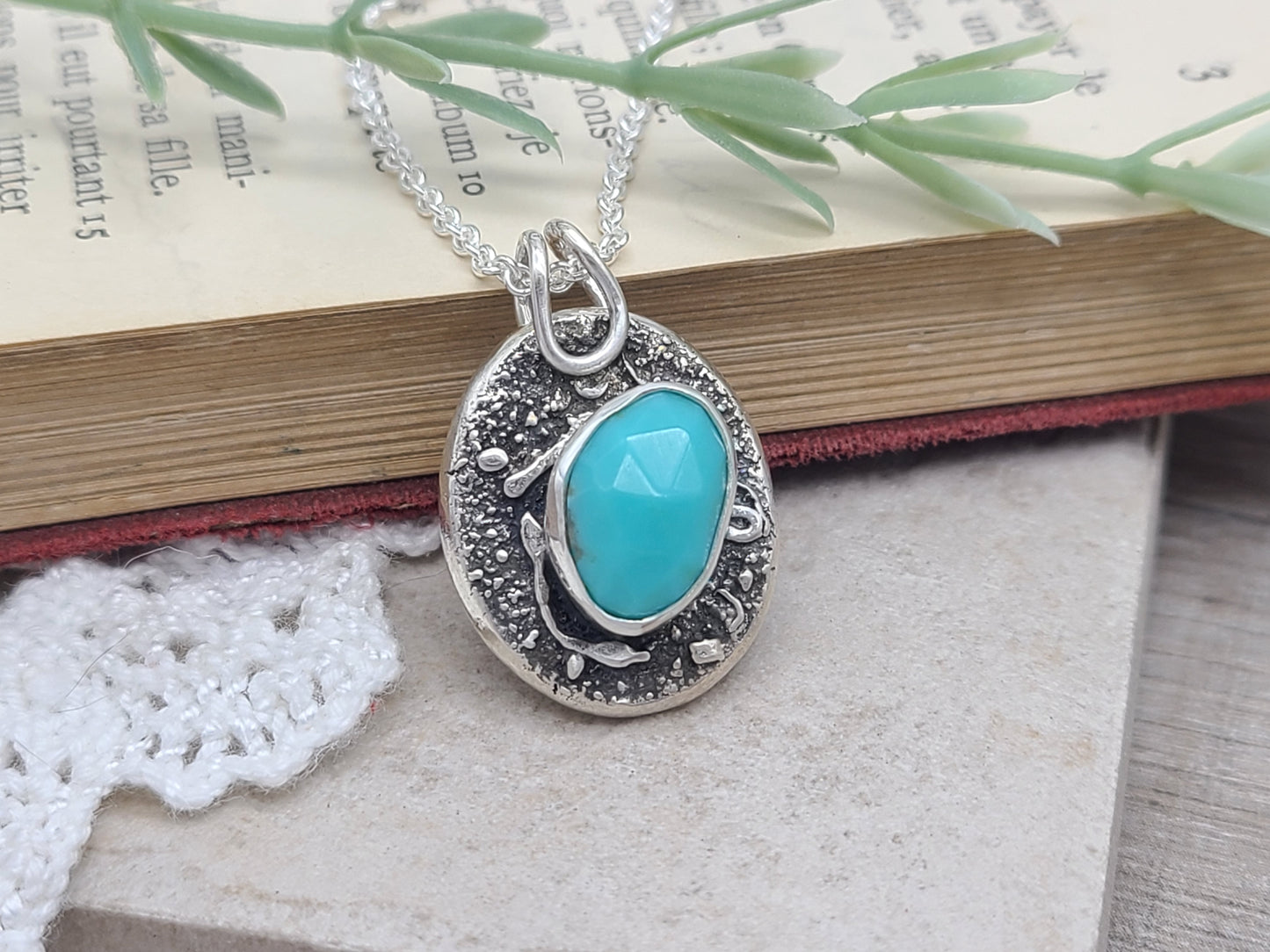 Sterling Silver & Turquoise Necklace