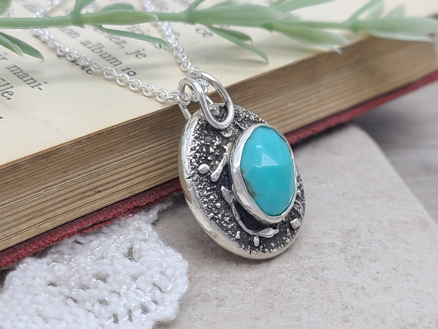 Sterling Silver & Turquoise Necklace