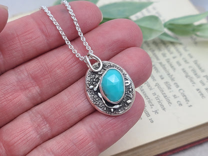 Sterling Silver & Turquoise Necklace