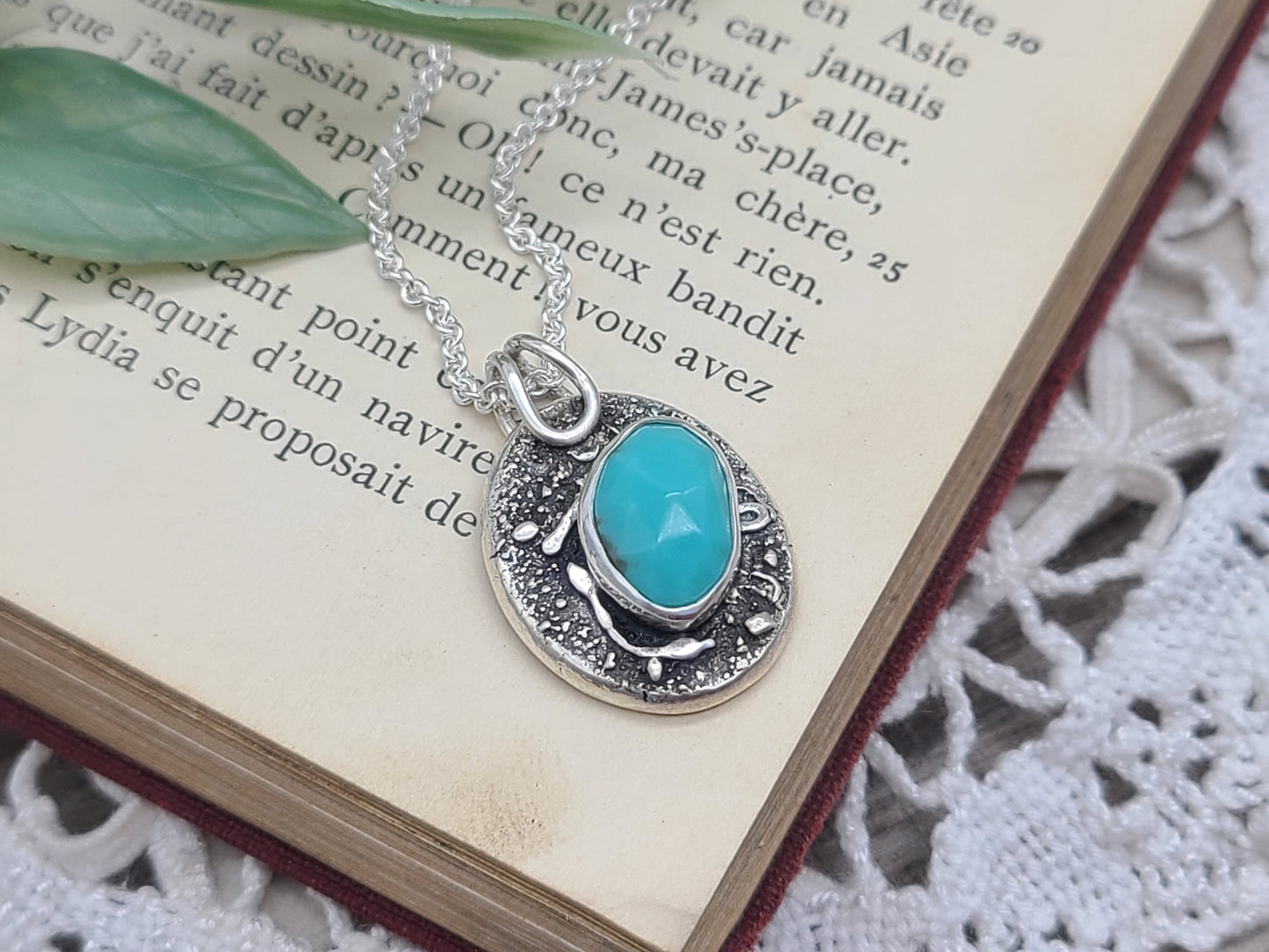 Sterling Silver & Turquoise Necklace