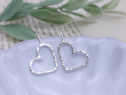 Sterling Silver Heart Threaders