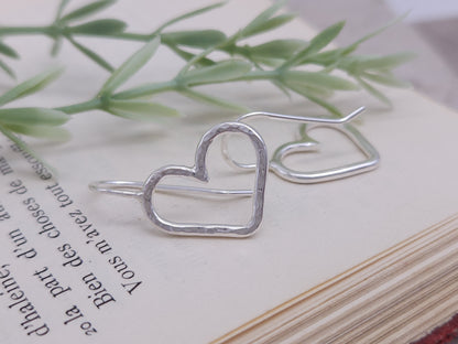Sterling Silver Heart Threaders