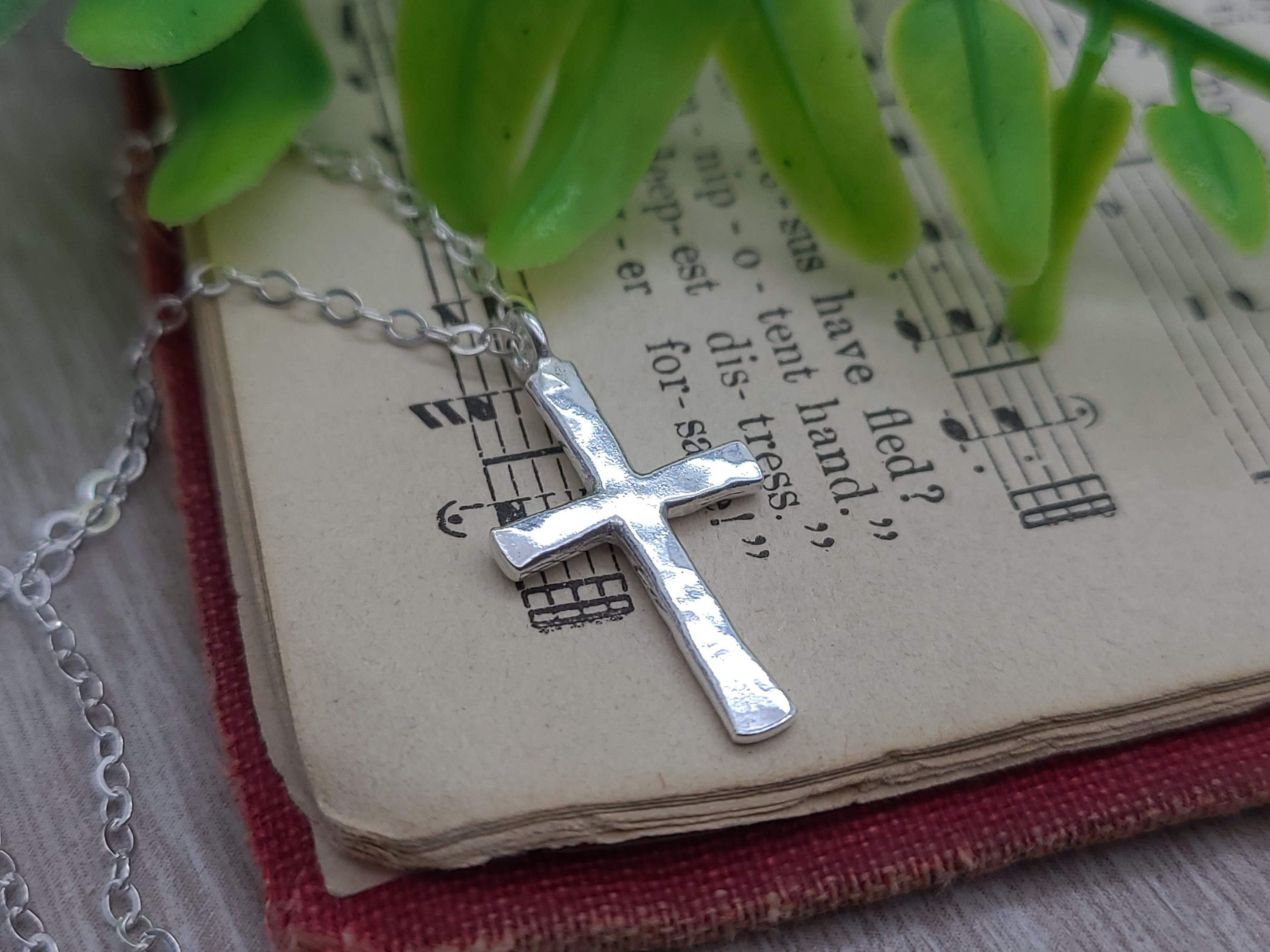 Sterling silver crystal Cross newest small pendant