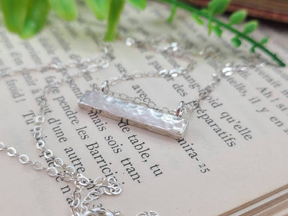 Sterling Silver Bar Necklace