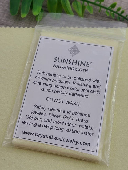 Large 5 x 7 Sunshine Jewelry Polishing Cleaning Cloth